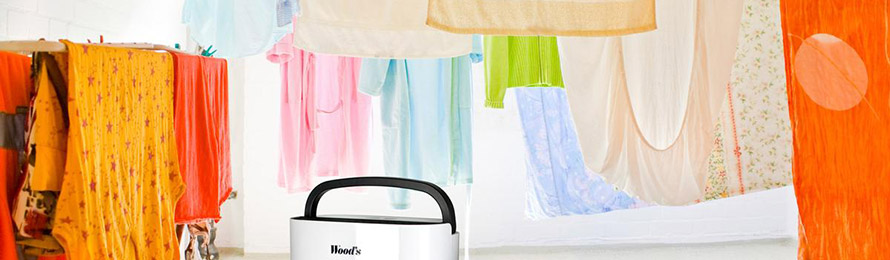 Kosteudenpoistaja kuivaa pyykin hellävaraisesti