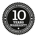 10 vuoden takuu